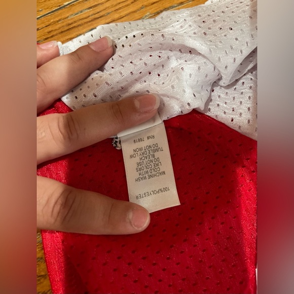 Moniteau Basketball Red and White Jersey - Picture 7 of 10